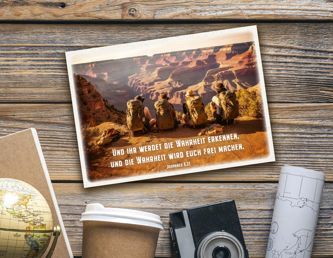 Postkarte Und ihr werdet die Wahrheit erkennen - (14,8 x 10,5 cm) Postkarte Und ihr werdet die Wahrheit erkennen - (14,8 x 10,5 cm)