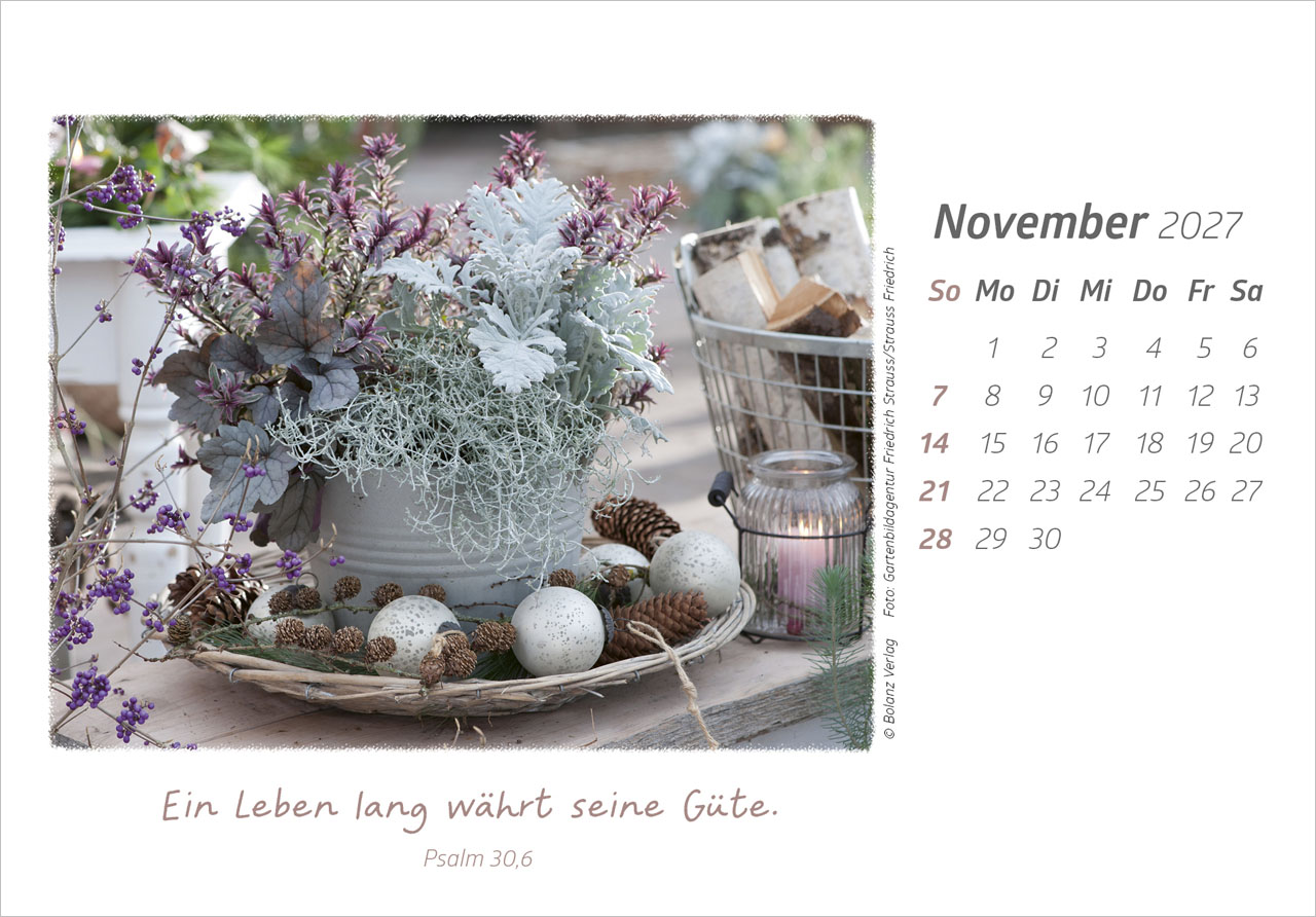 Die Güte Gottes preisen 2027 – Tischkalender