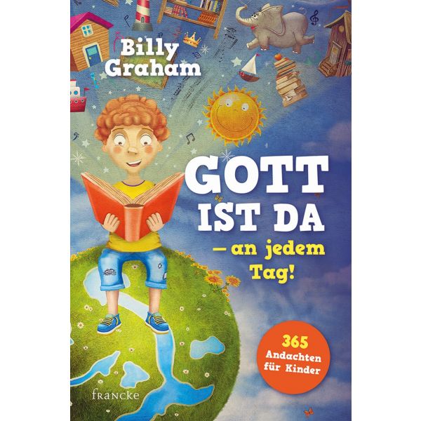 Gott ist da - an jedem Tag! -  Autor: Billy Graham - Hardcover 2. Auflage (12,5 x 18,7 x 3 cm)