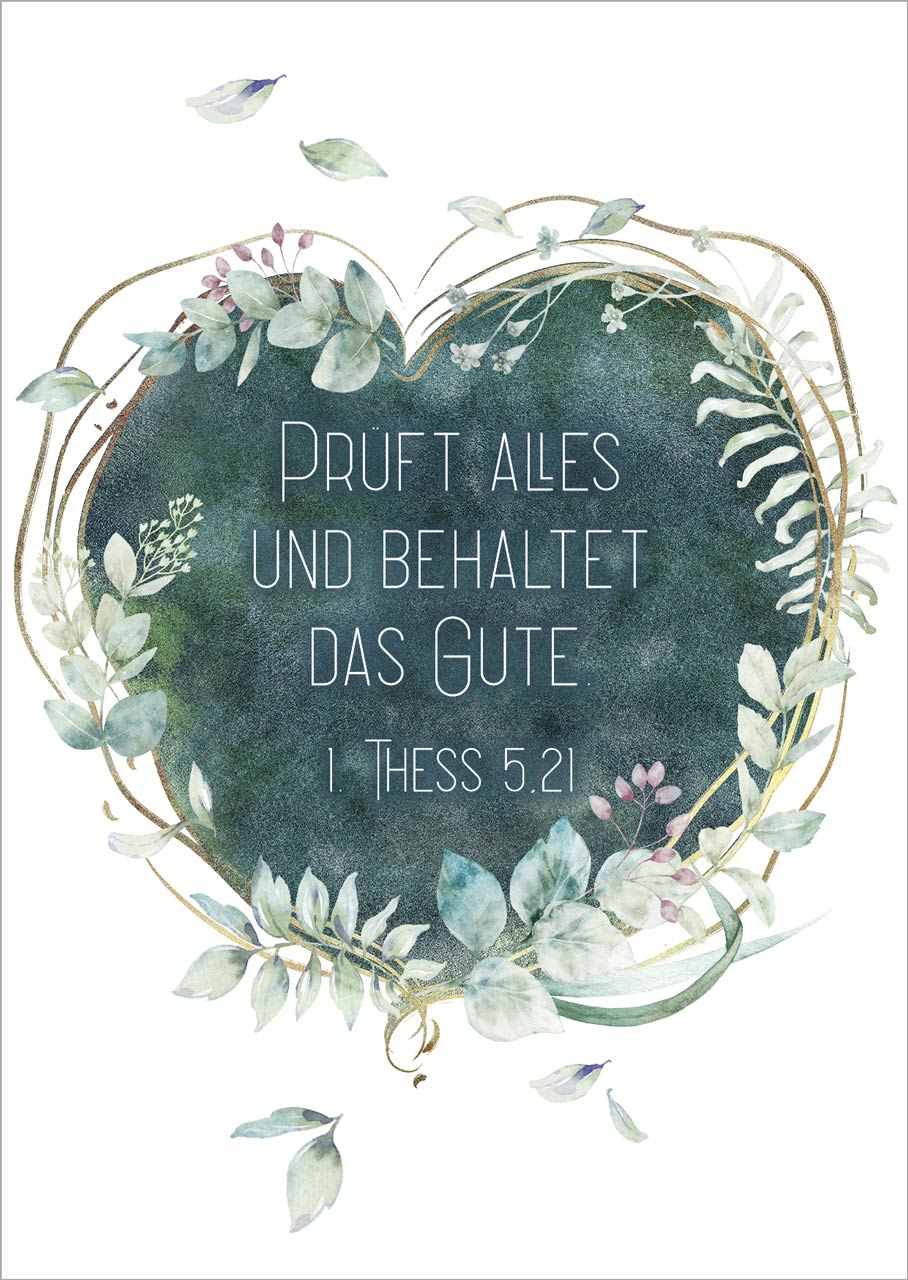 Poster Jahreslosung Pflanzen A2 -  Anlass: Jahreslosung (A2)