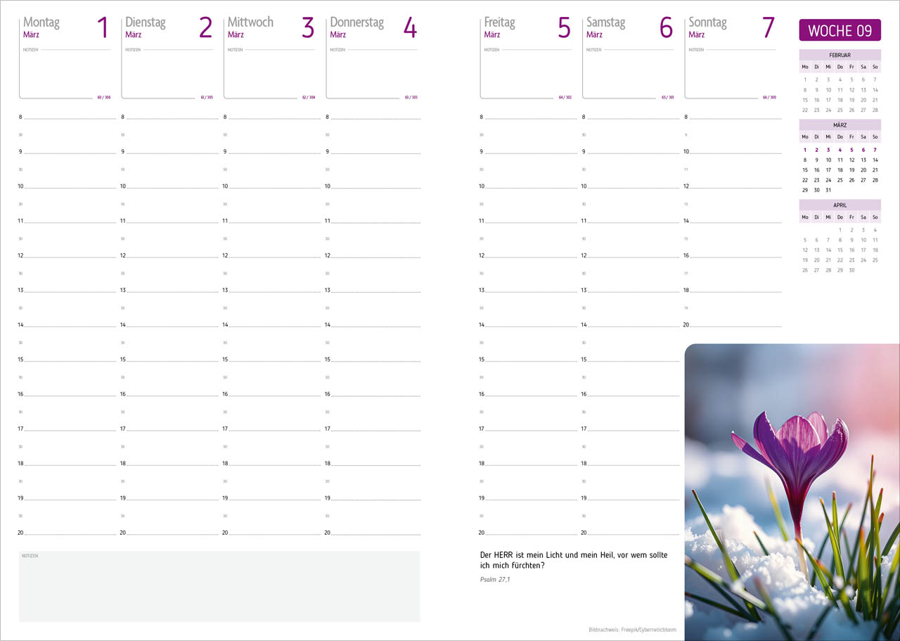 Agenda – Für jeden Tag 2027