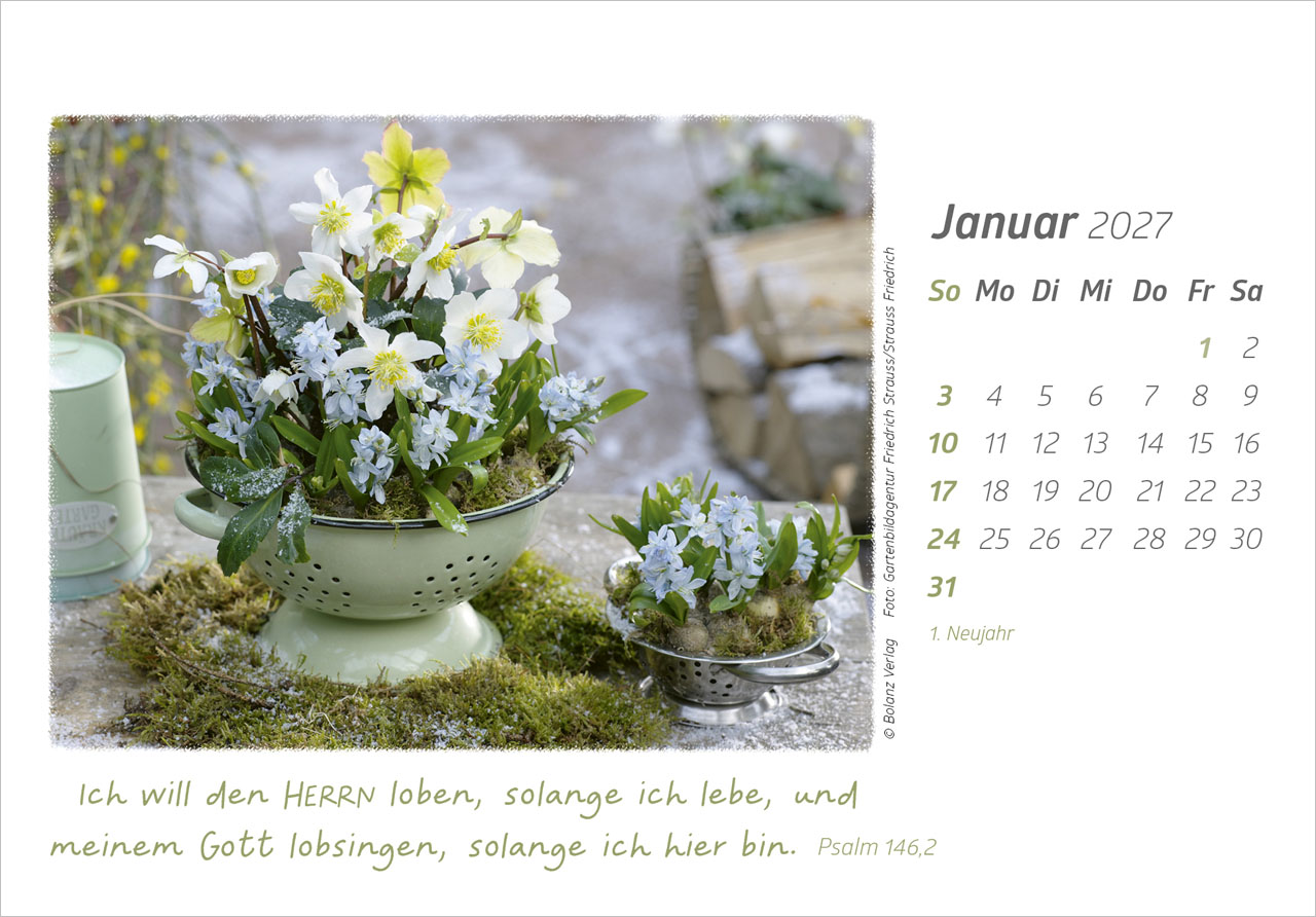 Die Güte Gottes preisen 2027 – Tischkalender