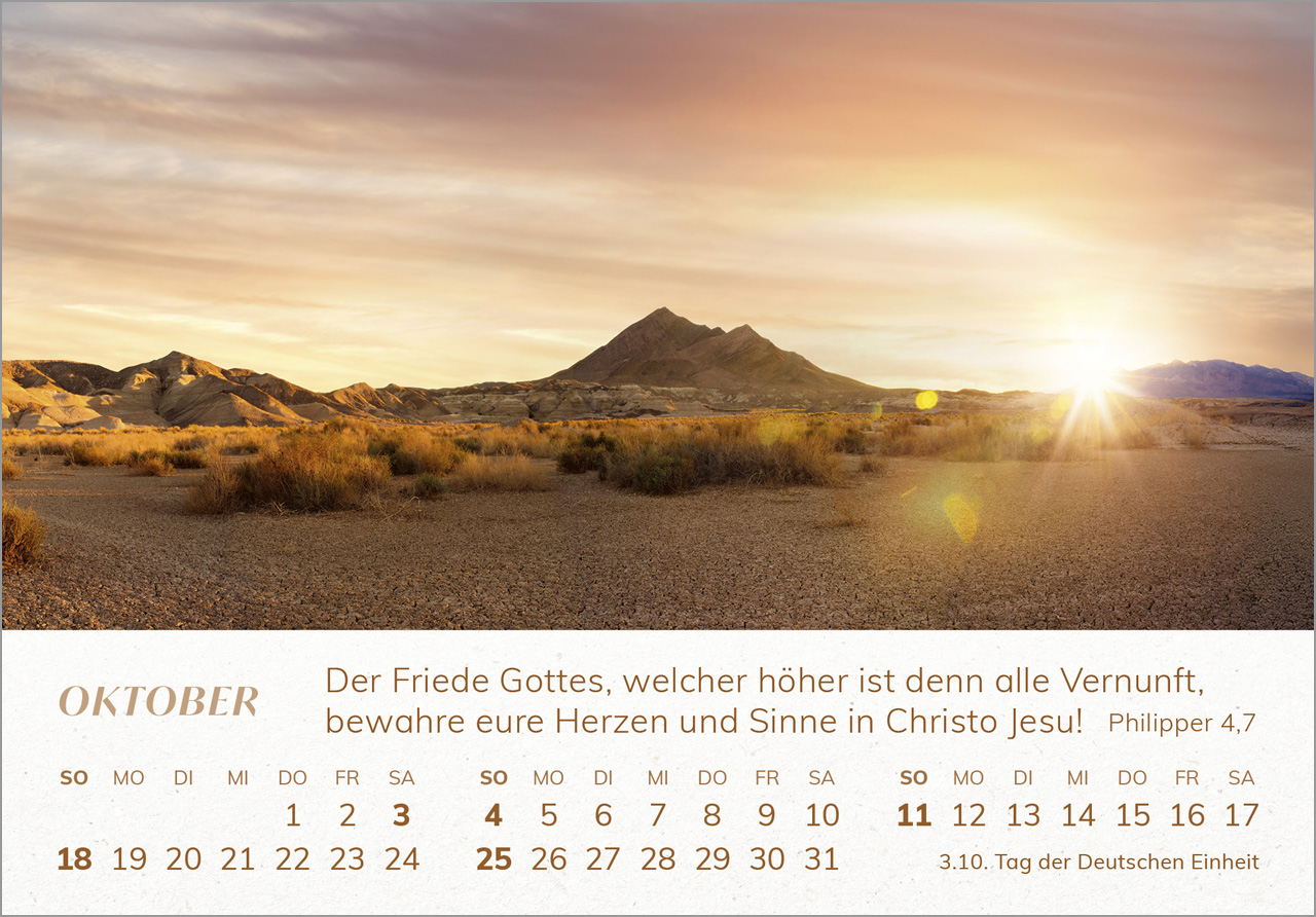 Mini Panorama Kalender 2026