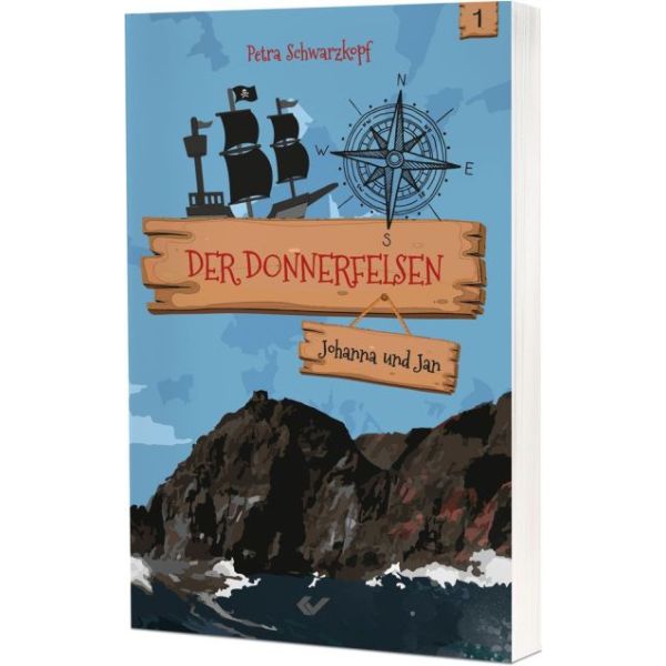 Der Donnerfelsen:  Johanna und Jan (1) -  Autor: Petra Schwarzkopf - Paperback 1. Auflage (13,5 x 20,5 x 1,6 cm)