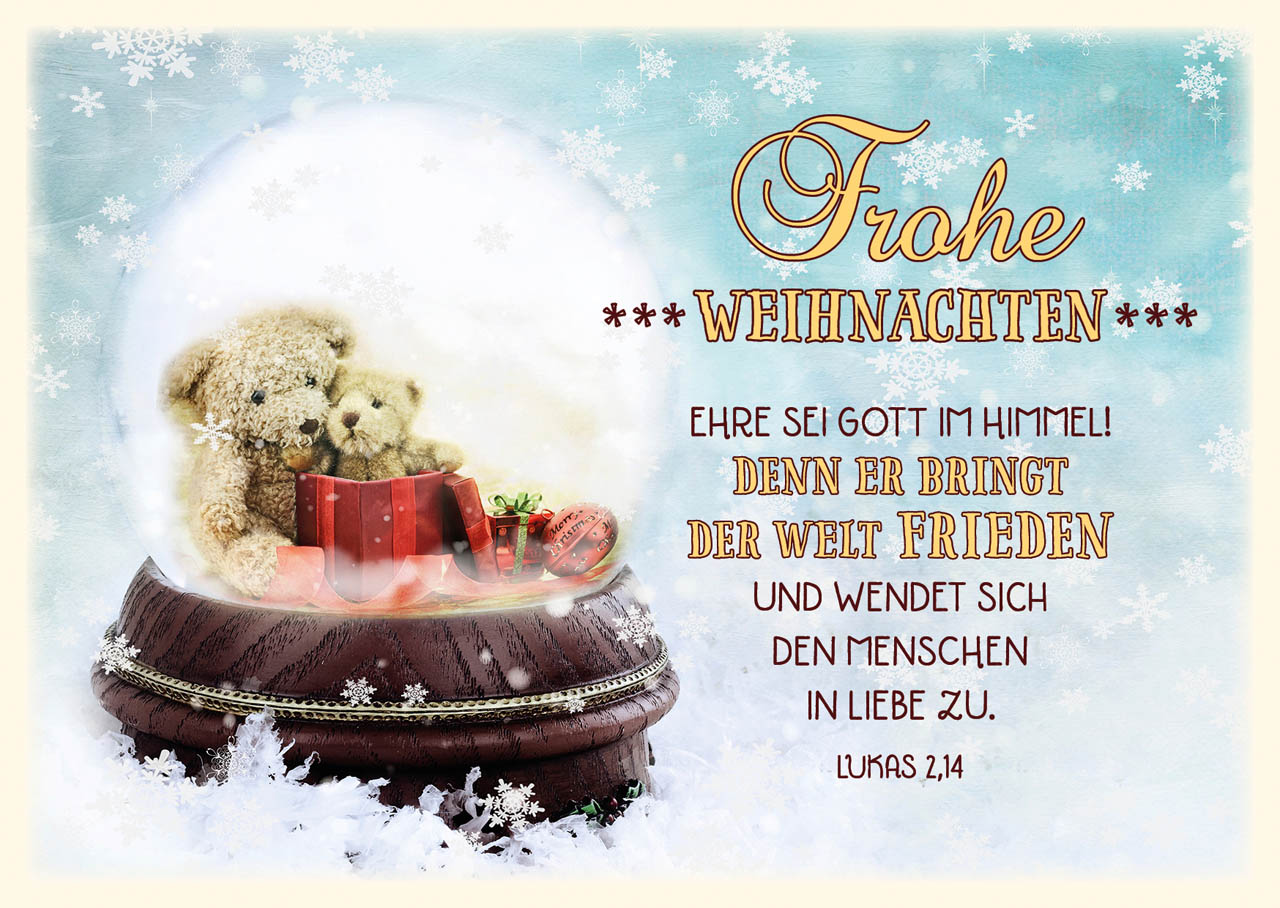 Postkartenbox Besinnliche Weihnachtzeit -  Anlass: Weihnachten (15 x 11 cm)
