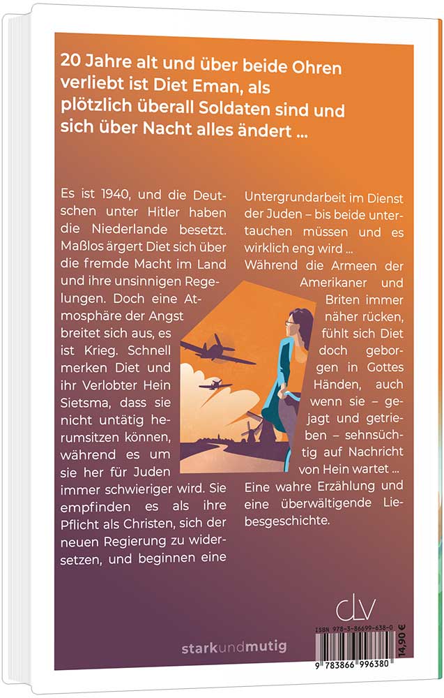 Widerstand gegen die Übermacht  - 9. Band stark und mutig -  Autor: Diet Eman, James Schaap - Hardcover 1. Auflage (13,5 x 20,5 x 2,5 cm)