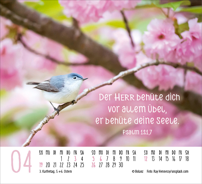 Atempause - Wohin du auch gehst 2026 - Minikalender