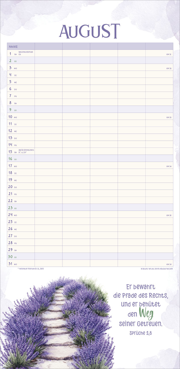 Familienplaner für uns 2026