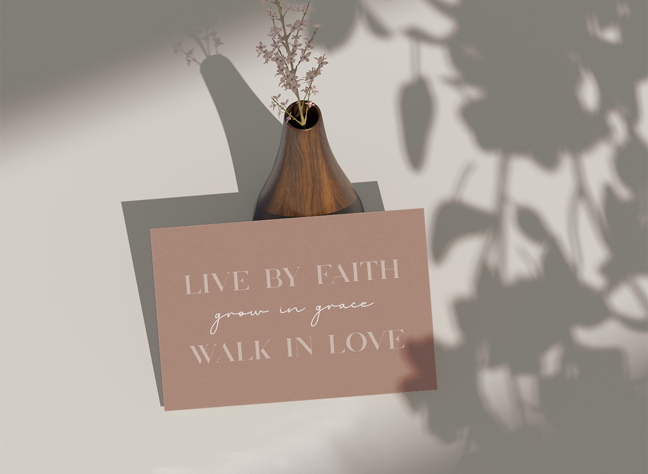 Postkarte Walk in Love -  (14,8 x 10,5 cm)