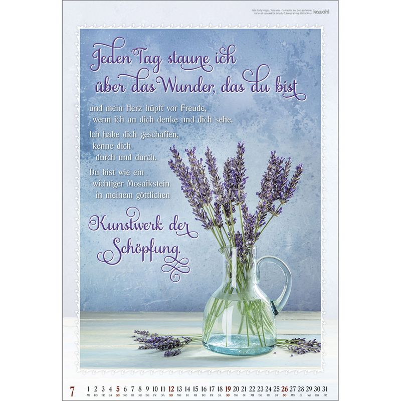 Ich bin da, dir ganz nah 2026 -  Autor: Doro Zachmann (30 x 44 cm)