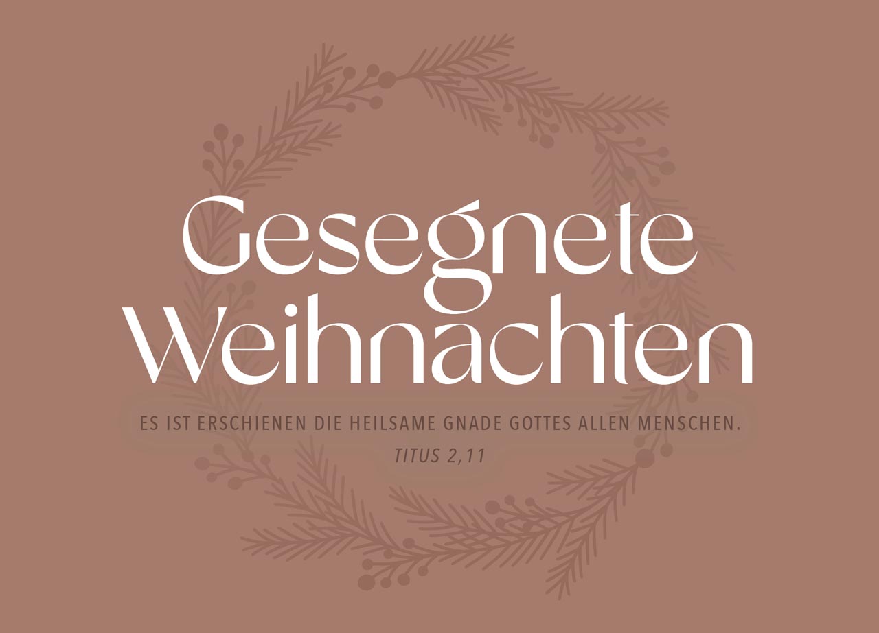 Minikarten Weihnachten -  Anlass: Weihnachten (10,5 x 7,2 cm)