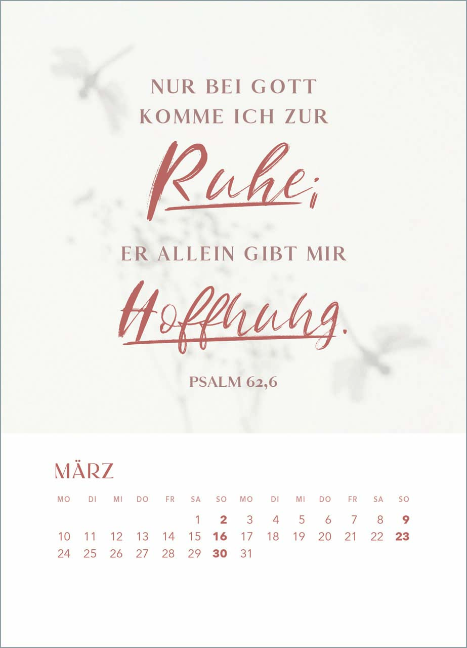 Hoffnung für immer 2025 - Tischkalender mit Holzaufsteller Hoffnung für immer 2025 - Tischkalender mit Holzaufsteller