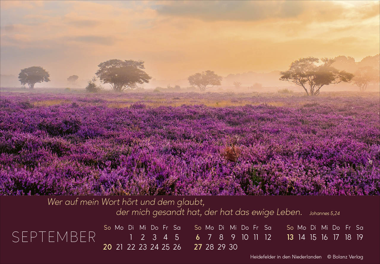 Ewigkeit im Herzen 2026 - Panoramakalender