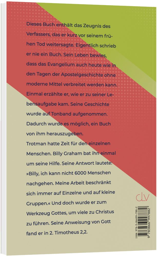 Für andere leben -  Anlass: Evangelisation Autor: Dawson Trotman - Paperback 1. Auflage (13,5 x 20,5 x 0,6 cm)
