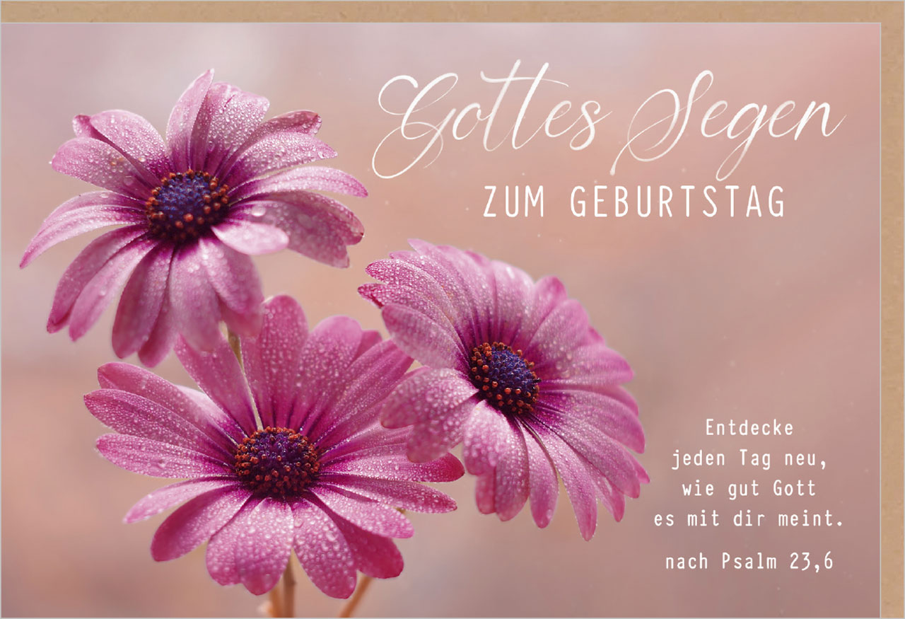 Faltkarte Gottes Segen