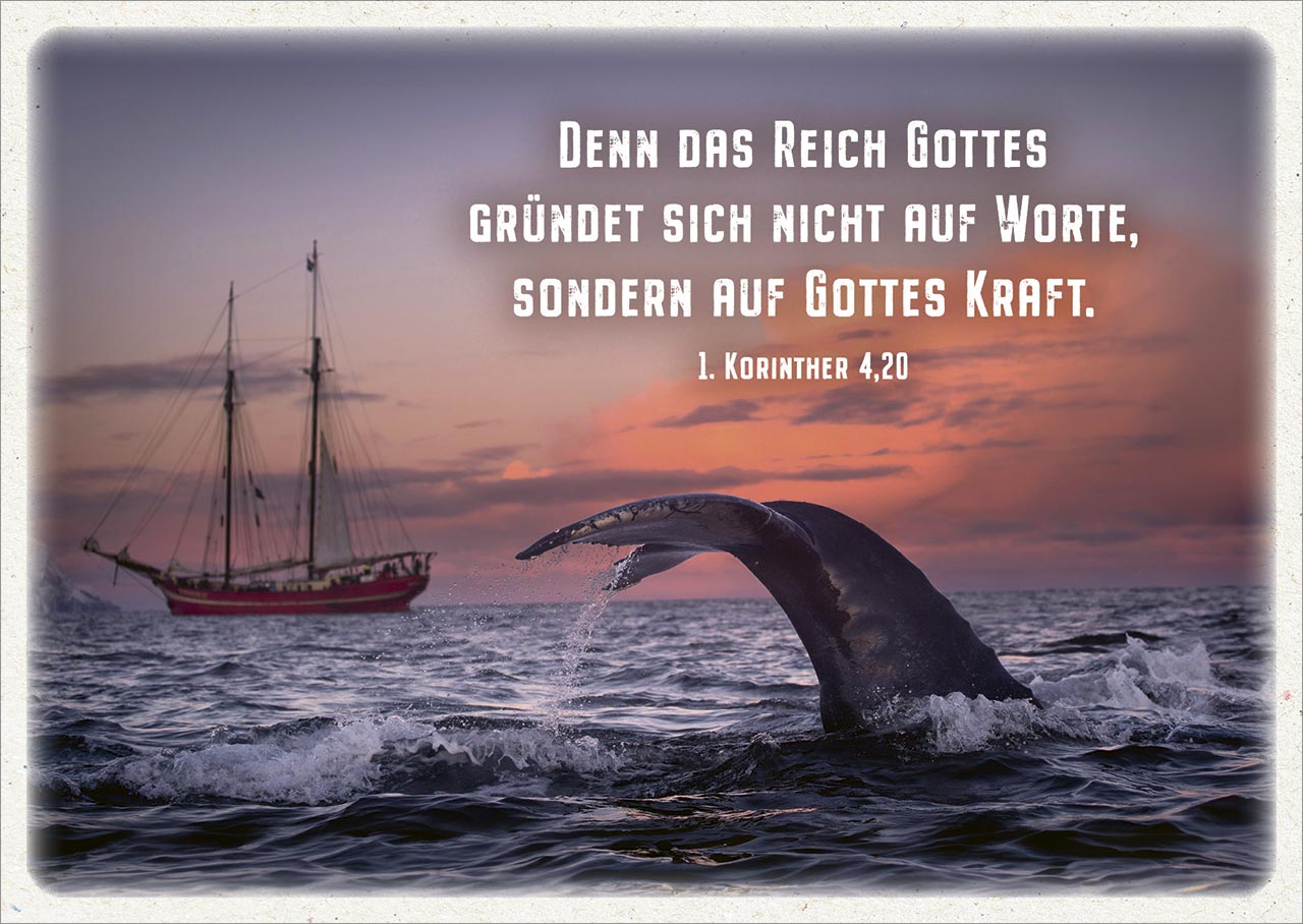 Postkarte Gottes Kraft -  (14,8 x 10,5 cm)