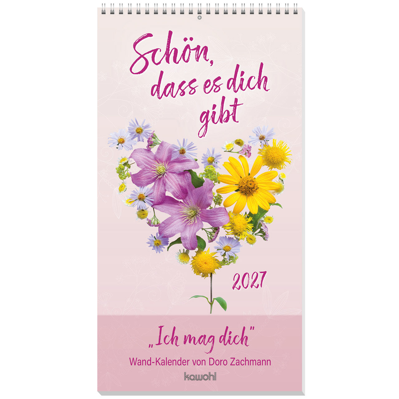 Schön, dass es dich gibt 2027 -  (21 x 38 x 0,1 cm)