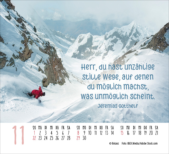 Freiheit 2026 - Minikalender