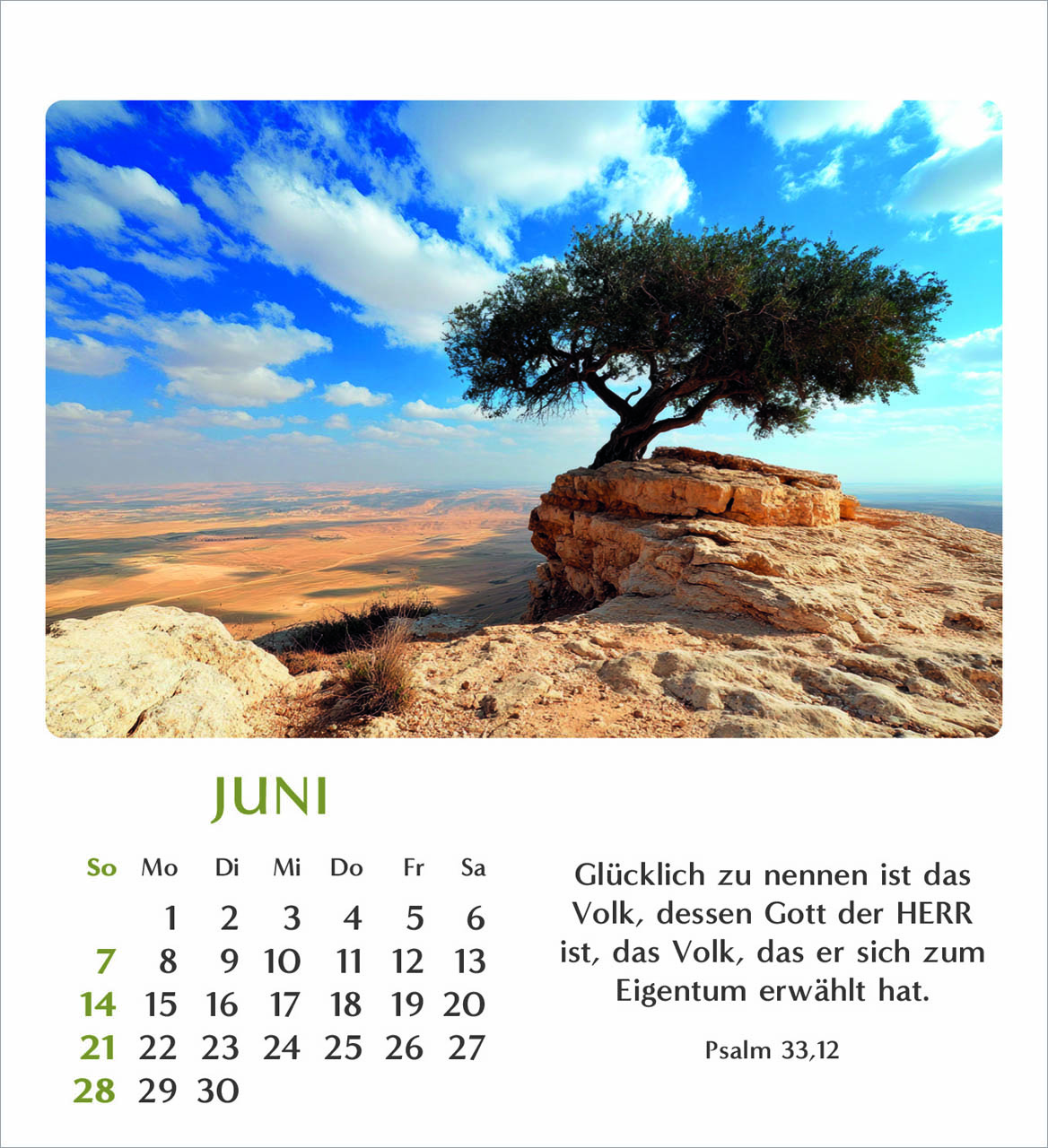 Geliebtes Israel Tischkalender 2026