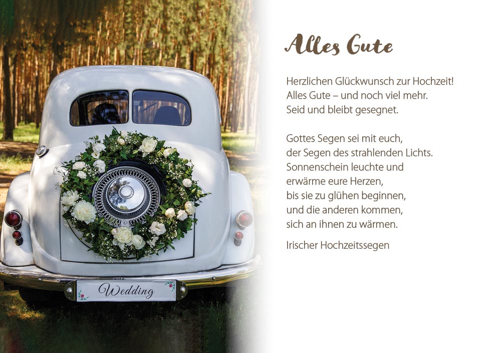 Grußheft - Gottes Segen zur Hochzeit - Anlass: Hochzeit (10,5 x 14,8 cm) Grußheft - Gottes Segen zur Hochzeit - Anlass: Hochzeit (10,5 x 14,8 cm)