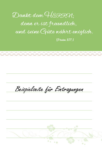 Gebetsheft Rufe mich an
