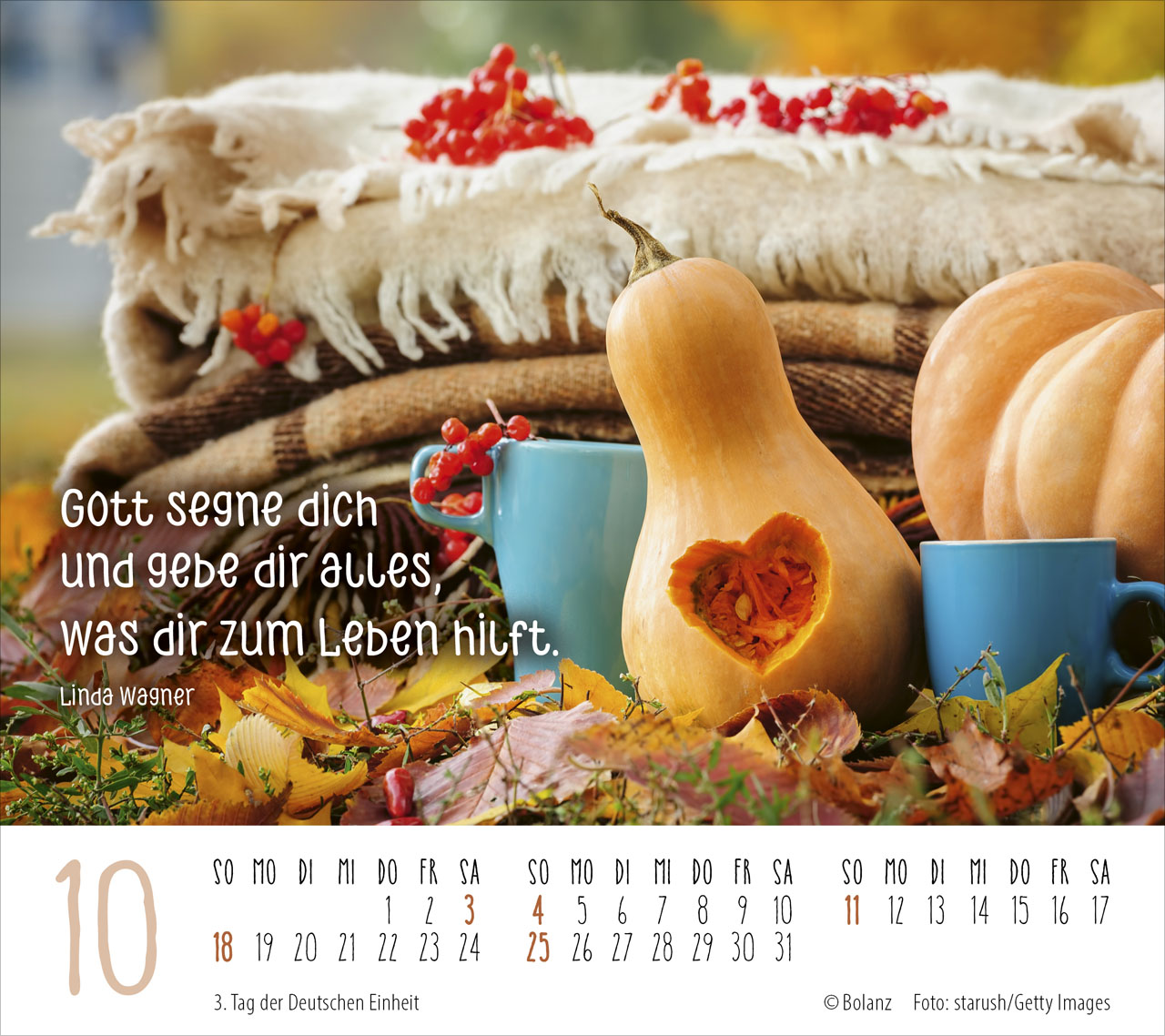 Gute Wünsche für Dich 2026 - Tischkalender