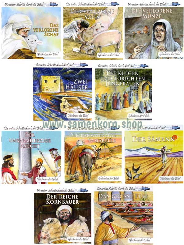 Gleichnisse der Bibel - Paket: Die ersten Schritte durch die Bibel - 1. Auflage (13 x 13 x 10) Gleichnisse der Bibel - Paket: Die ersten Schritte durch die Bibel - 1. Auflage (13 x 13 x 10)