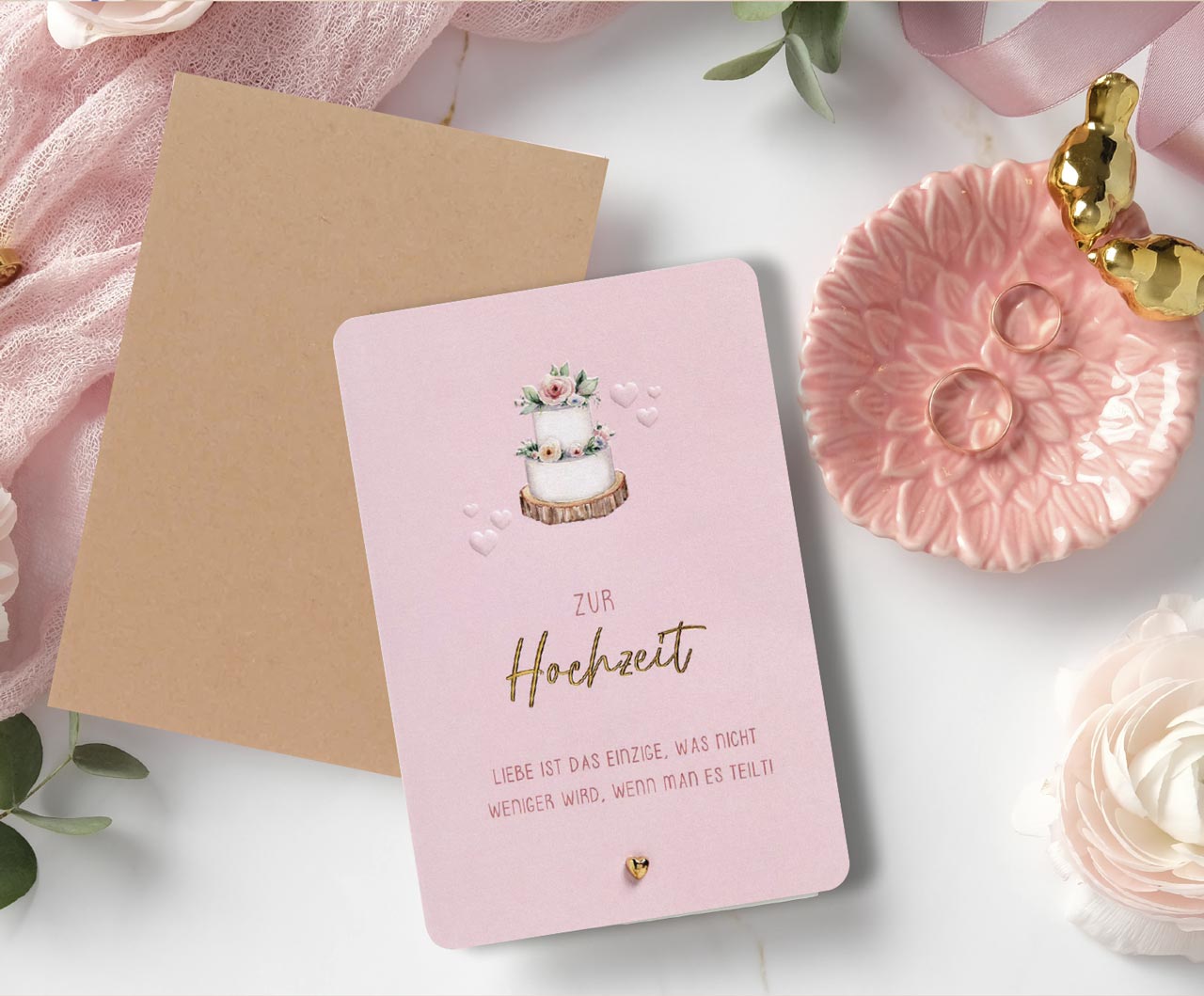 Faltkarte Zur Hochzeit