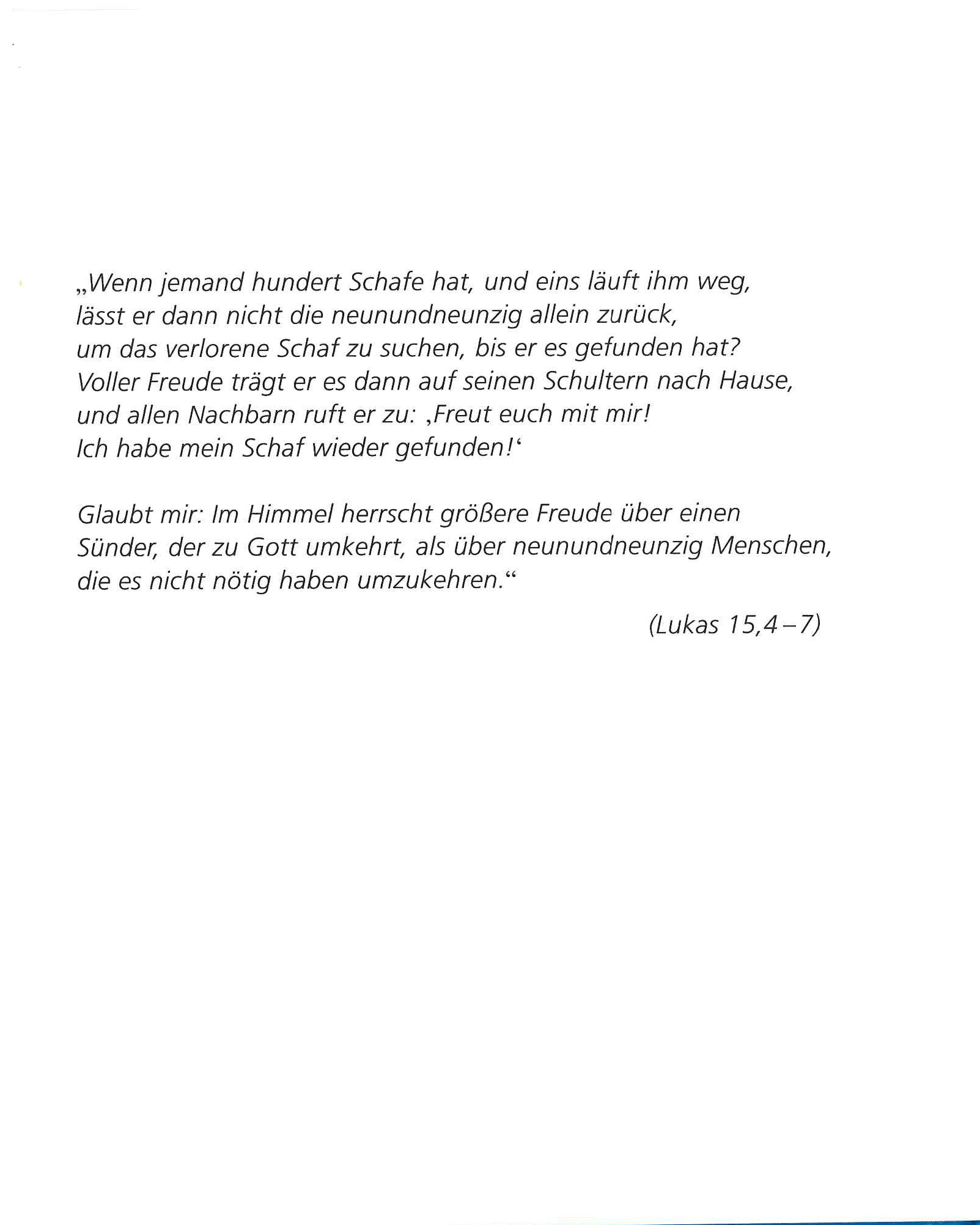 Von Schafen, Perlen und Häusern