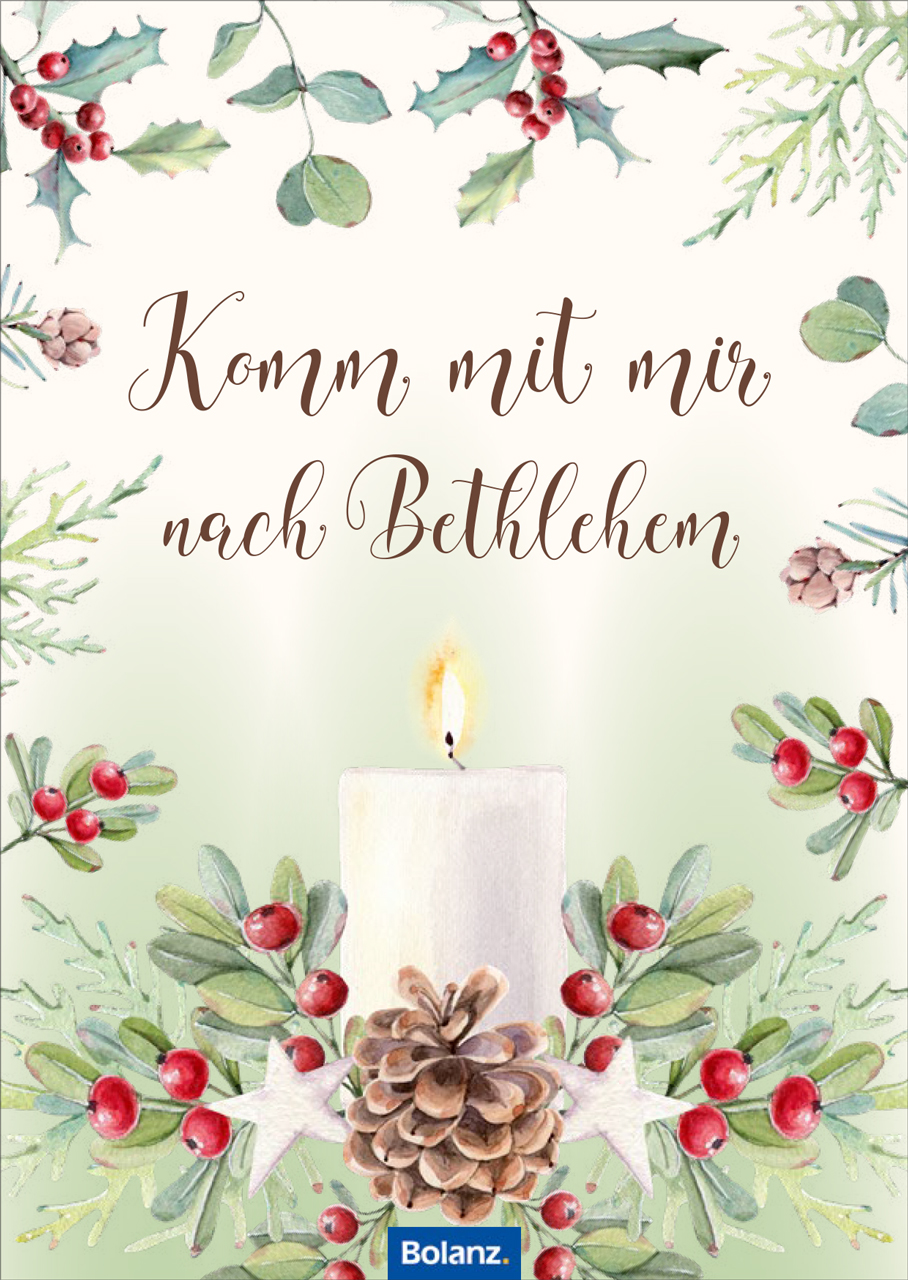 Grußheft - Kommt mit mir nach Bethlehem - Anlass: Weihnachten (10,5 x 14,8 cm) Grußheft - Kommt mit mir nach Bethlehem - Anlass: Weihnachten (10,5 x 14,8 cm)