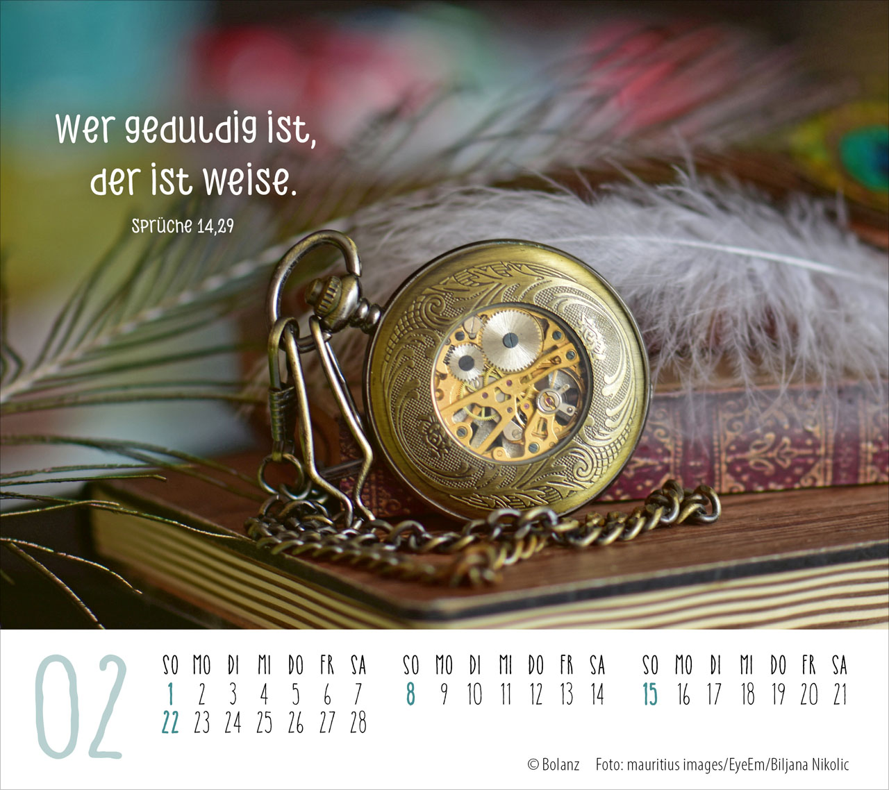 Gute Wünsche für Dich 2026 - Tischkalender