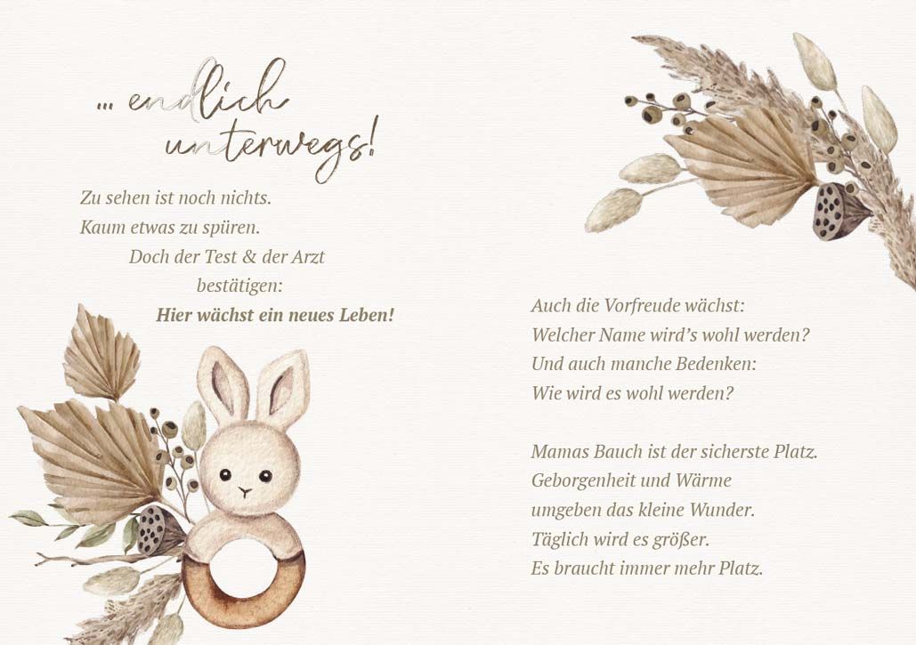 Grußheft - Herzlich Willkommen kleiner Schatz -  Anlass: Geburt Autor: Seraphine Dietrich (10,5 x 14,8 cm)