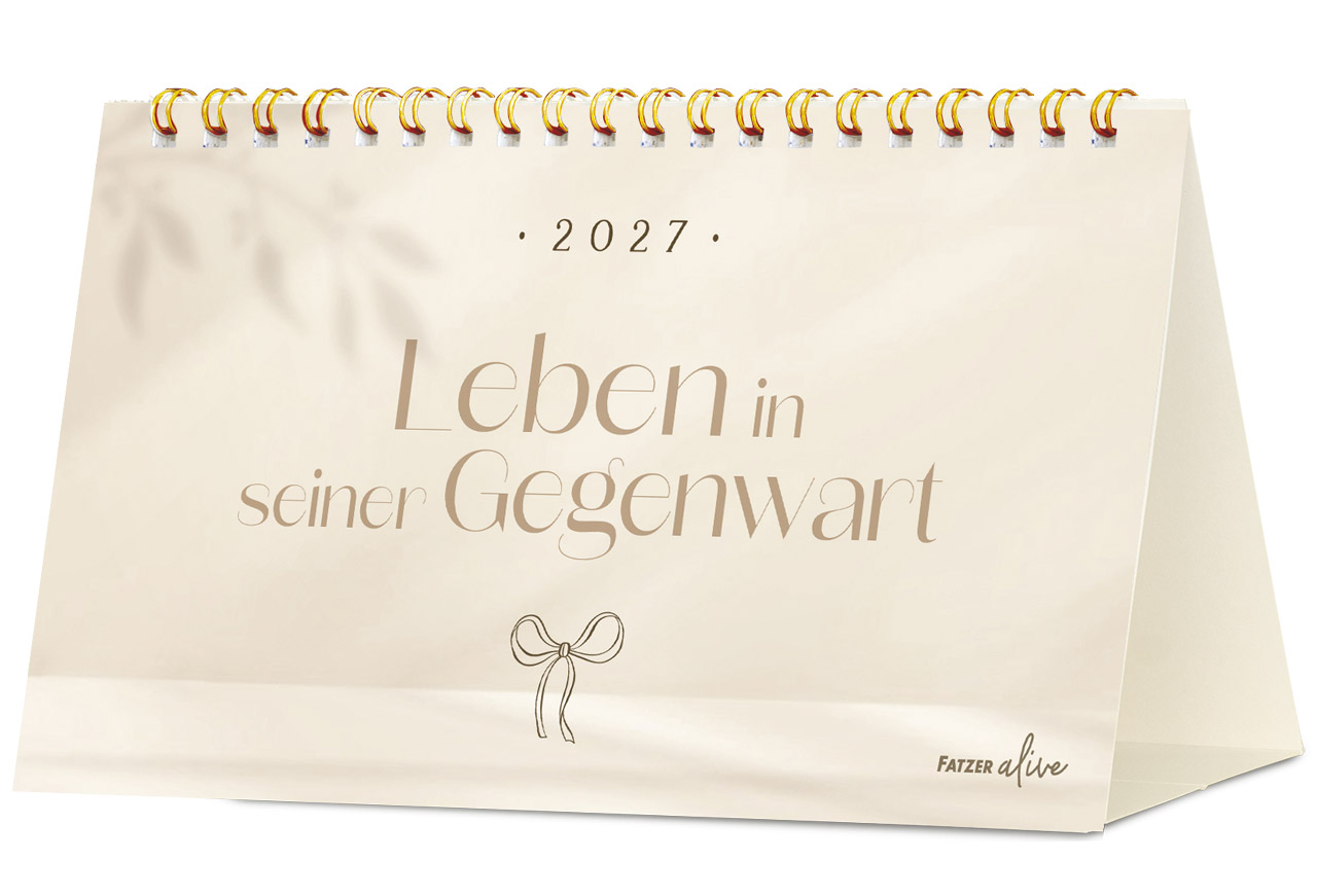 Leben in seiner Gegenwart 2027 – Postkartenkalender