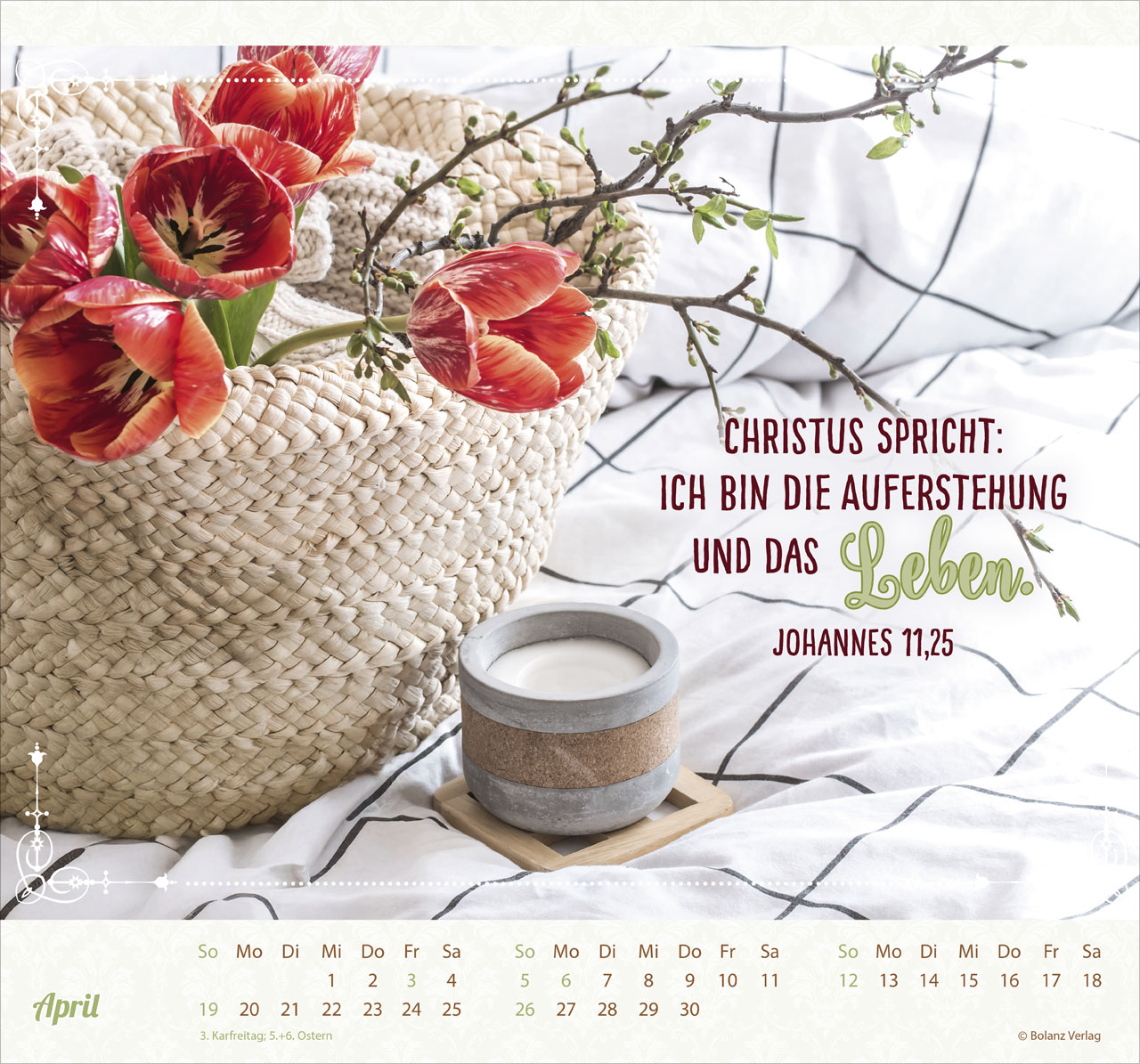 Am Anfang war das Wort 2024 - Wandkalender