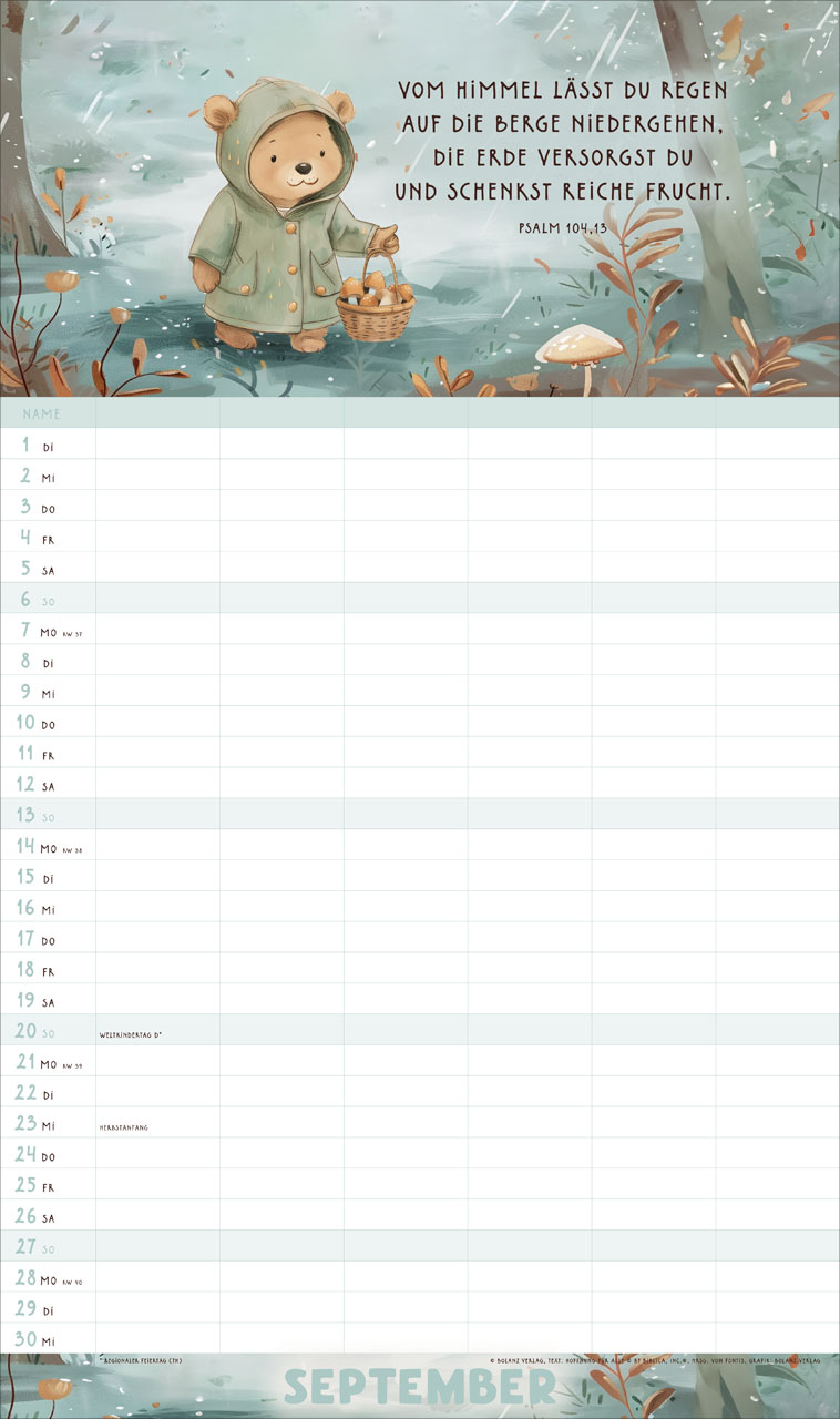 Mein Familienplaner 2026