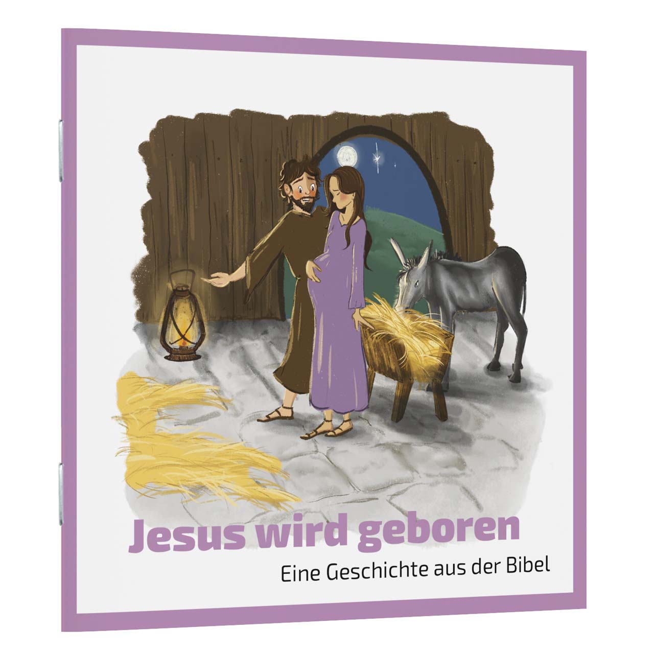 Jesus wird geboren - Eine Geschichte aus der Bibel -  Autor: Irene Frei - Geheftet 1. Auflage (12 x 12)