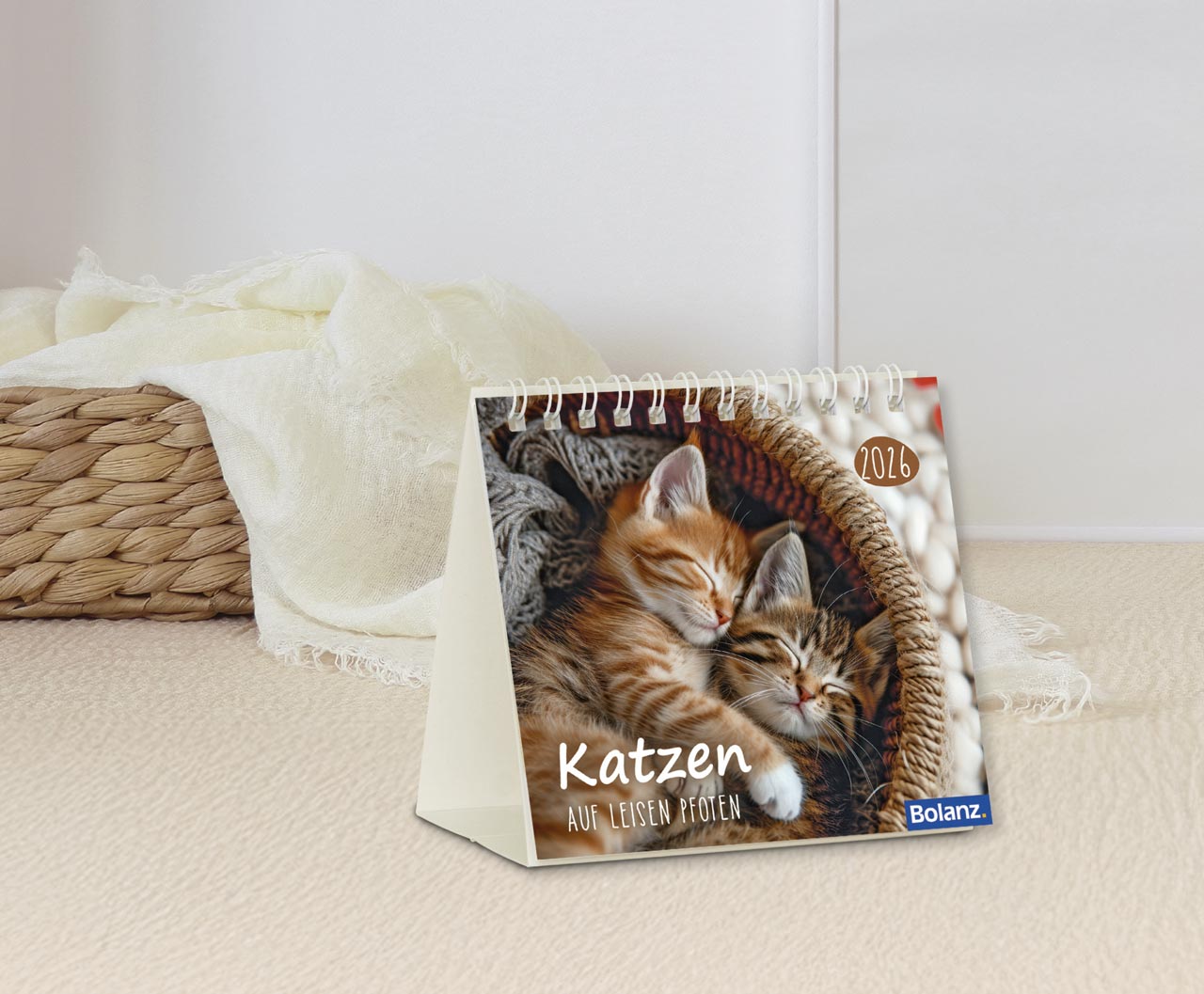 Katzen - auf leisen Pfoten  - Minikalender 2026