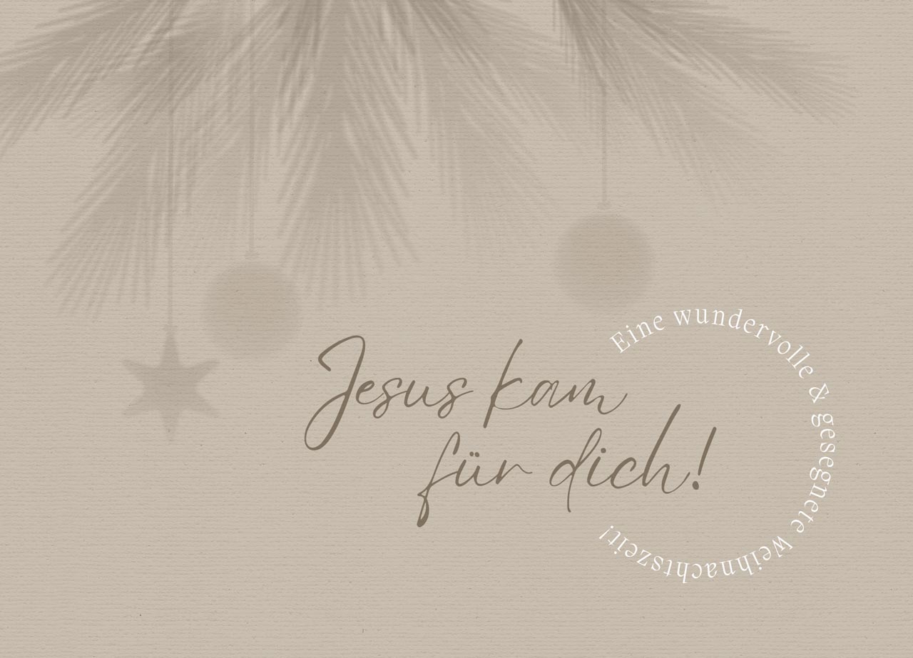 Minikarten Weihnachten -  Anlass: Weihnachten (10,5 x 7,2 cm)
