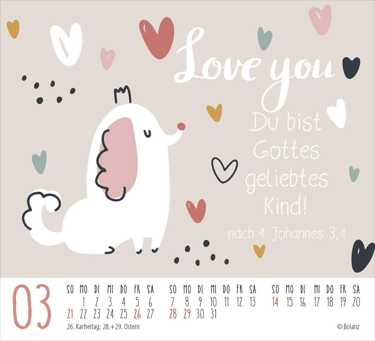 Freunde fürs Leben 2027 – Minikalender