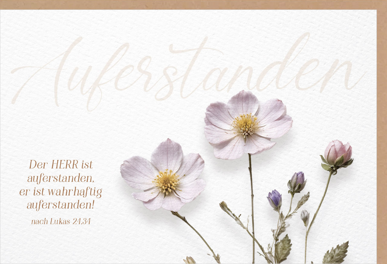 Faltkarte Ostern