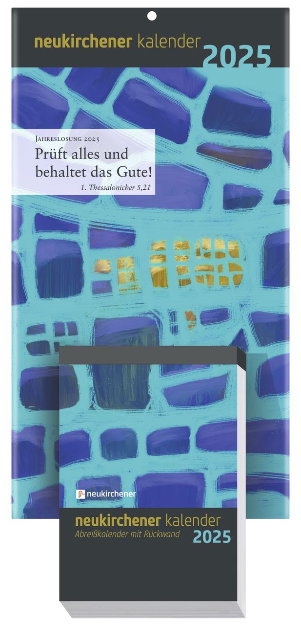 Neukirchener Abreißkalender 2025 - mit Rückwand -  - Geblockt (11 x 15 x 3 cm)