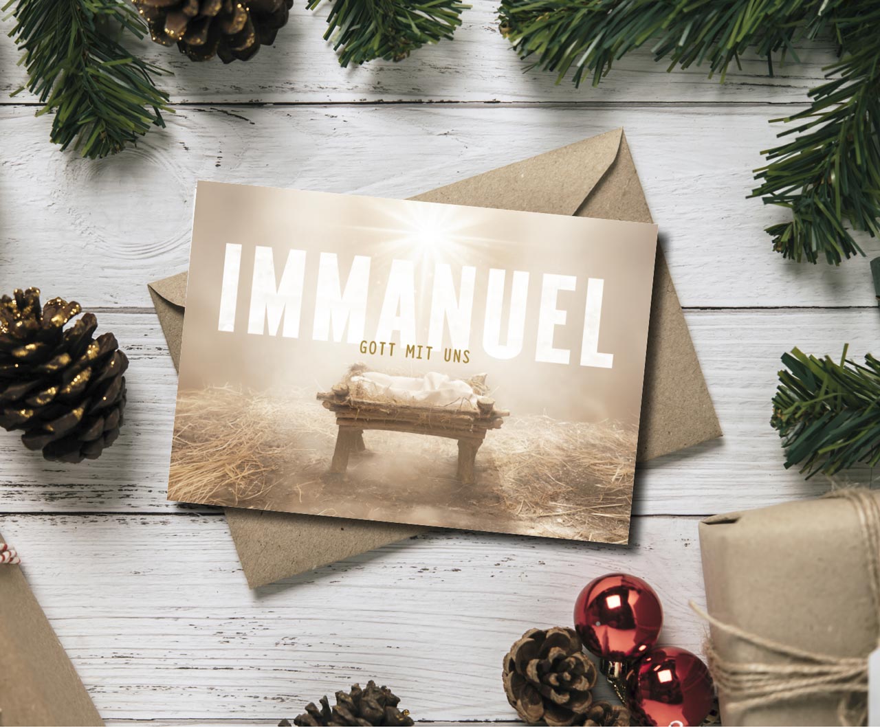 Faltkarte Immanuel – Gott mit uns