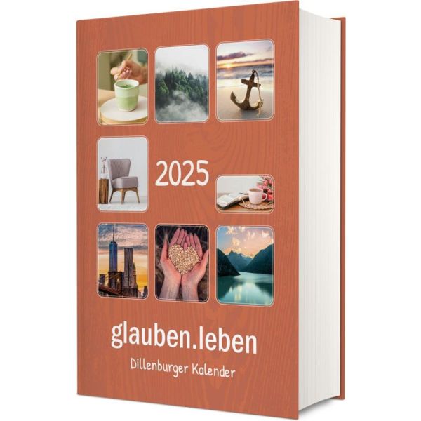 glauben.leben 2025 - Buchausgabe -  - Hardcover (11 x 16,5 cm)