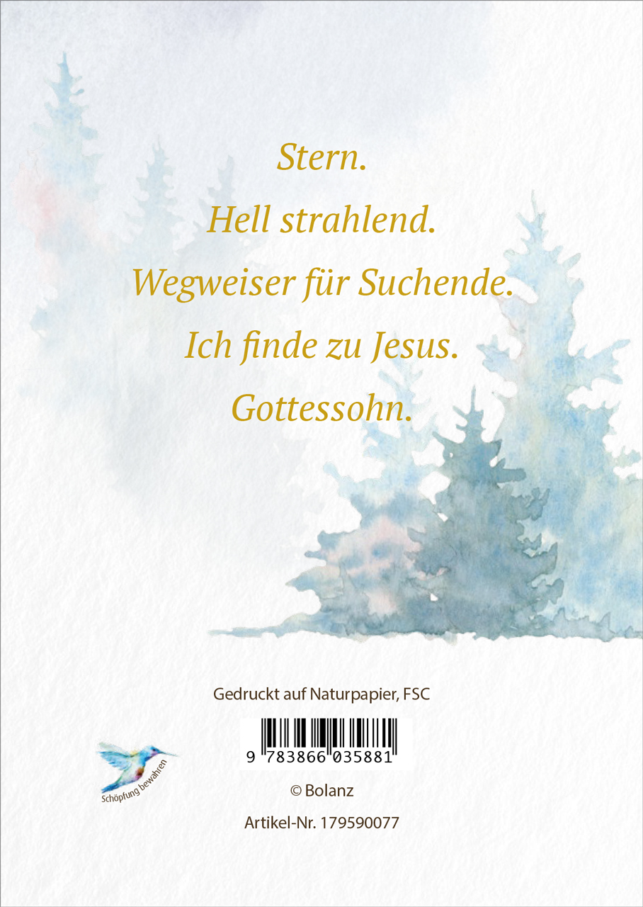 Grußheft Weihnachtsfreude -  Anlass: Weihnachten Autor: Seraphine Dietrich (10,5 x 14,8 cm)