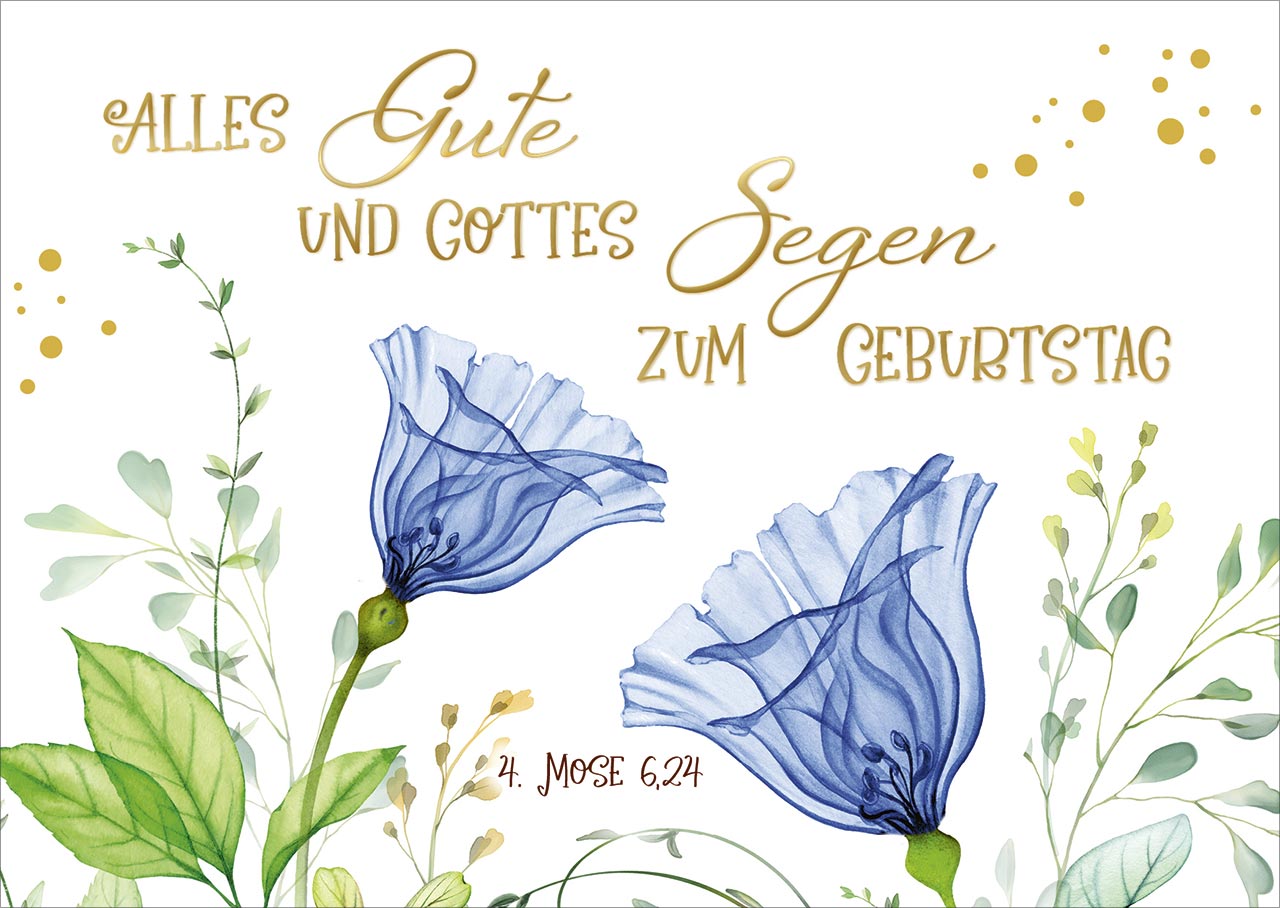 Postkarte Alles Gute Lovely -  Anlass: Geburtstag (14,8 x 10,5 cm)