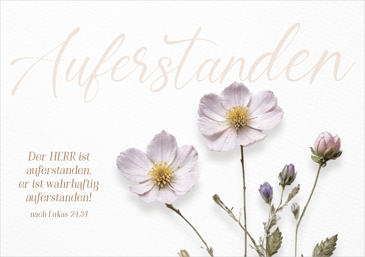 Faltkarte Ostern