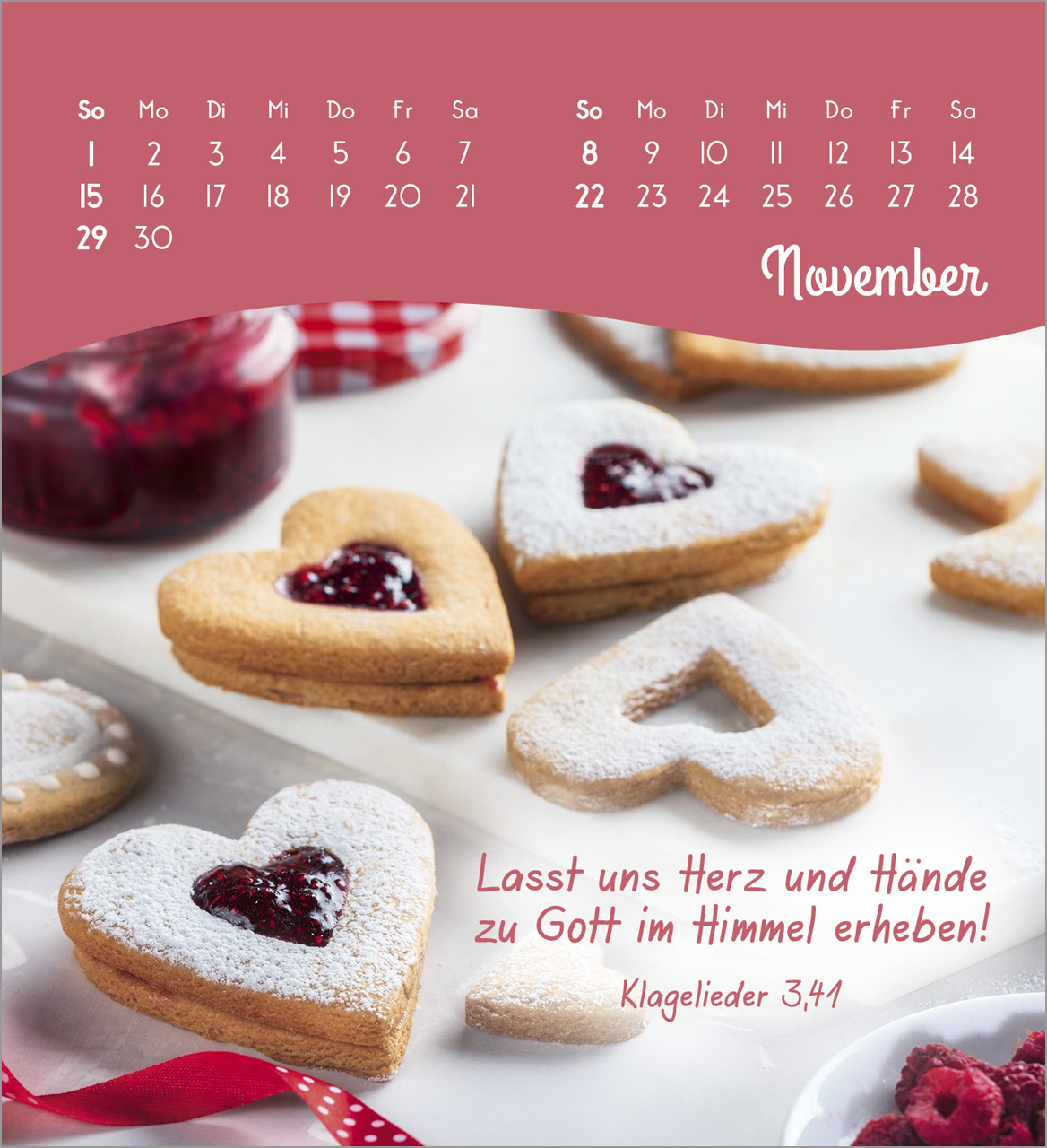 Von Herzen ein glückliches Jahr Tischkalender 2026