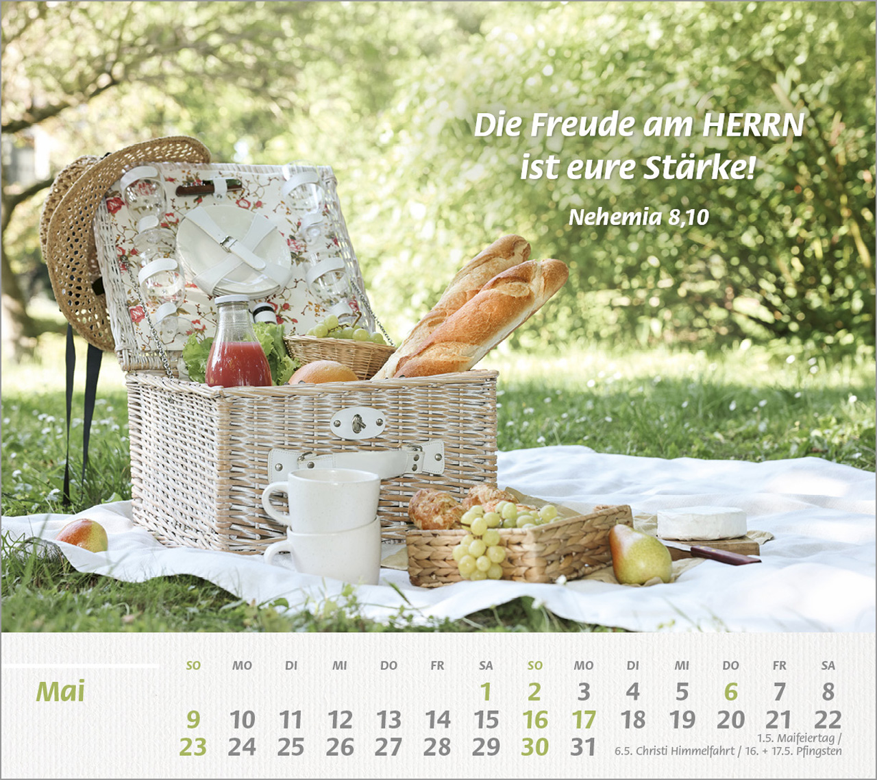 Du bist meine Stärke Großdruck 2027 -Tischkalender