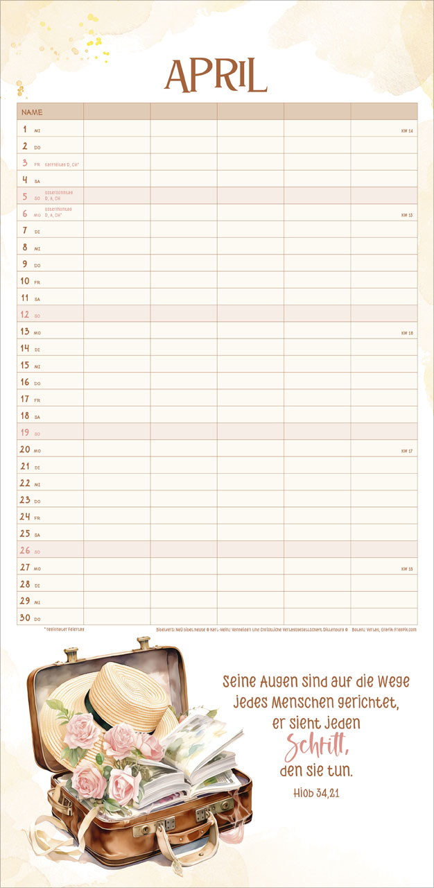 Familienplaner für uns 2026