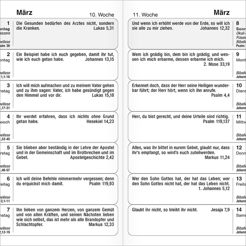 Gottes Wort für jeden Tag 2026 -  (9 x 15 cm)